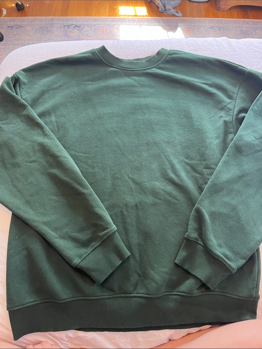 Men's Forest Green Crewneck Sweater